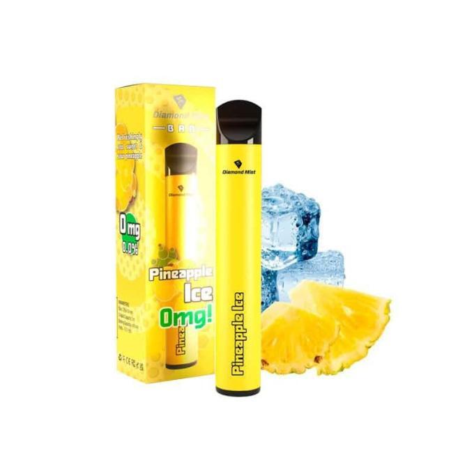 Pod desechable Pineapple Ice Sin Nicotina - Diamond Mist Bar